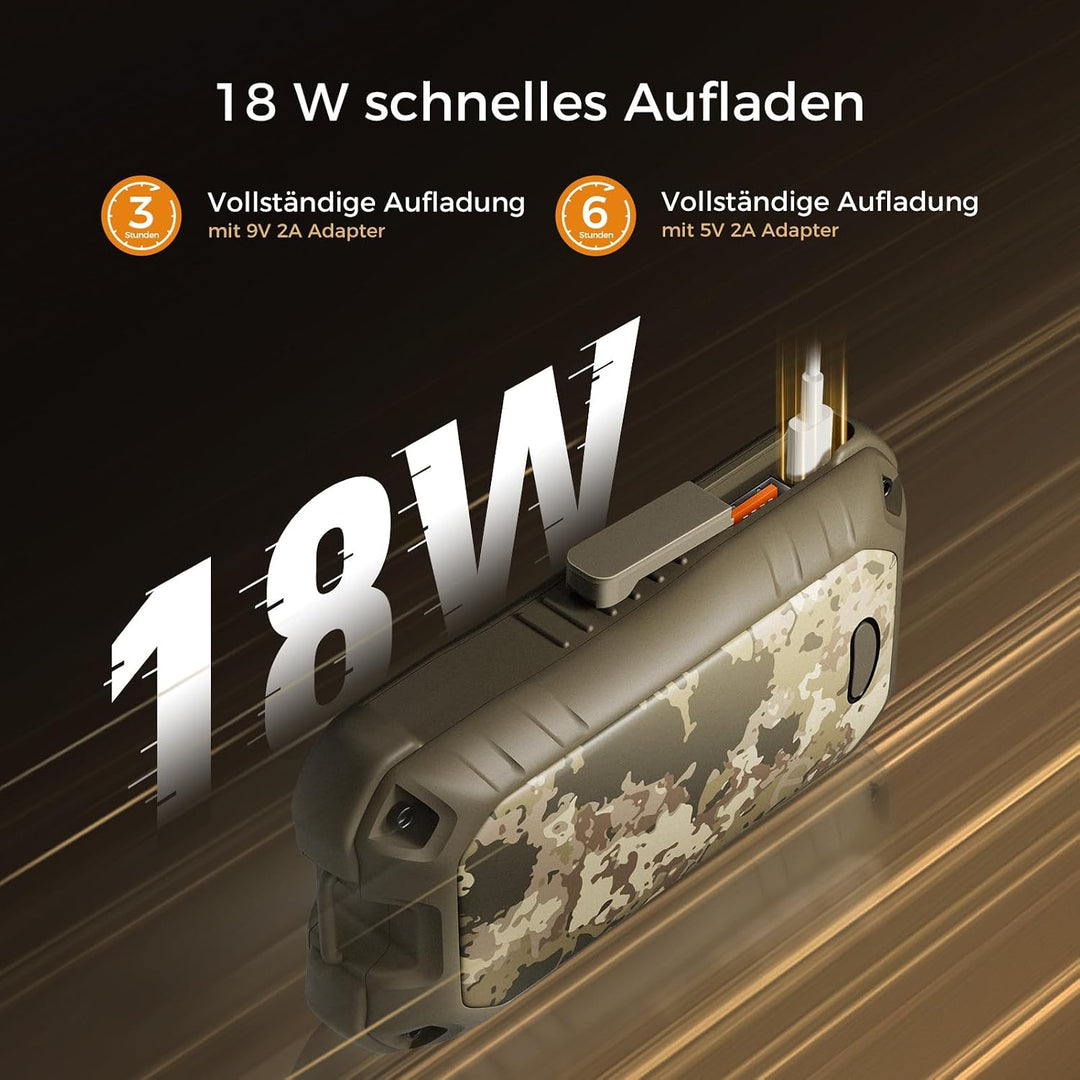 OCOOPA IP56 Wasserdichter Wiederaufladbarer Handwärmer, 10000 mAh PD Schnelllade Elektrisch Handwärm