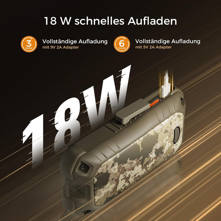 OCOOPA IP56 Wasserdichter Wiederaufladbarer Handwärmer, 10000 mAh PD Schnelllade Elektrisch Handwärm
