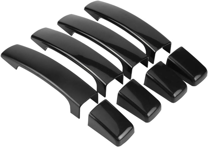 Headerbs Türgriffabdeckung, 4 Stück Auto Glossy Black Aussentürgriffabdeckung für Range Rover Sport