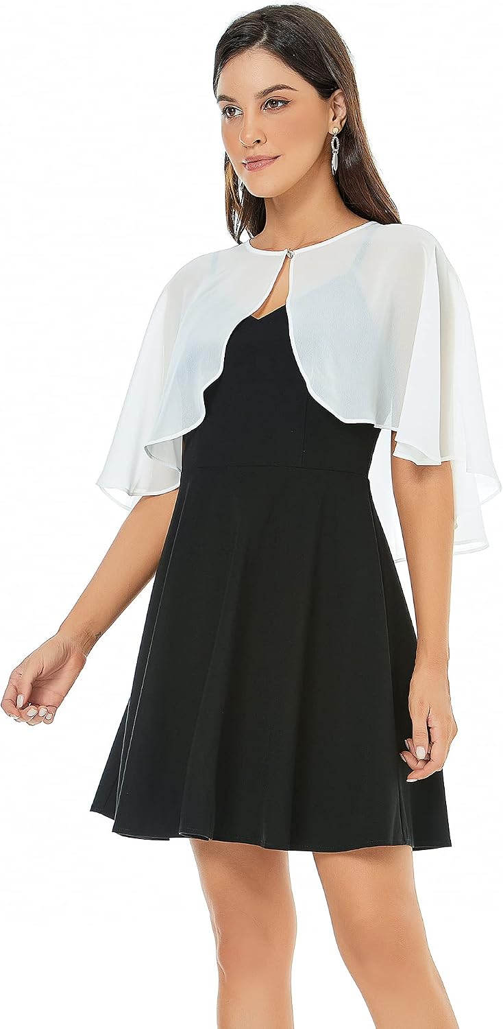 Damen No Classic Einheitsgrösse Chiffon, elfenbeinfarben, Einheitsgrösse Chiffon, elfenbeinfarben