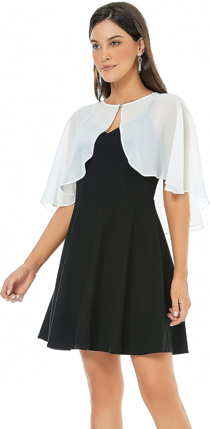 Damen No Classic Einheitsgrösse Chiffon, elfenbeinfarben, Einheitsgrösse Chiffon, elfenbeinfarben
