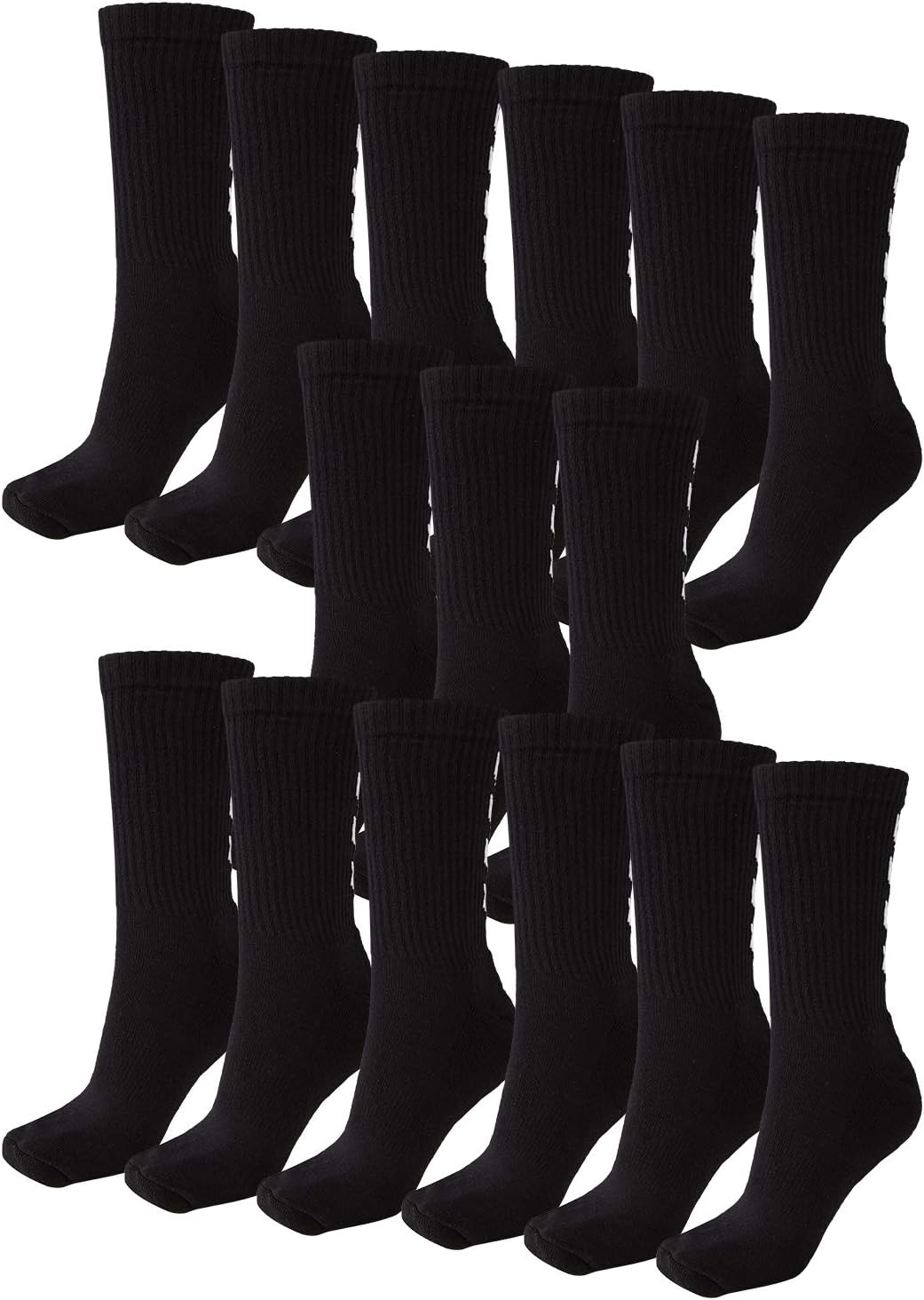 hummel FUNDAMENTAL 3-Pack Sock White 32-35 Black (2001), 32-35 Black (2001)