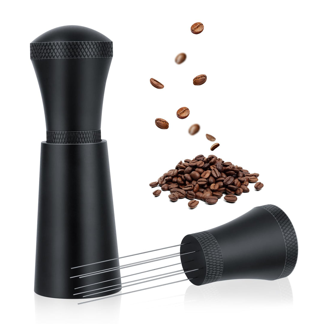 Wdt Tool, Kaffee Distributor, Aluminium Wdt Tool Espresso mit Ständer, für Espresso Barista-Werkzeug