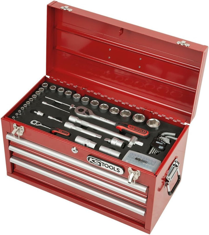 KS Tools 911.0100 1/4"+1/2" Werkzeug-Satz, 100-tlg.