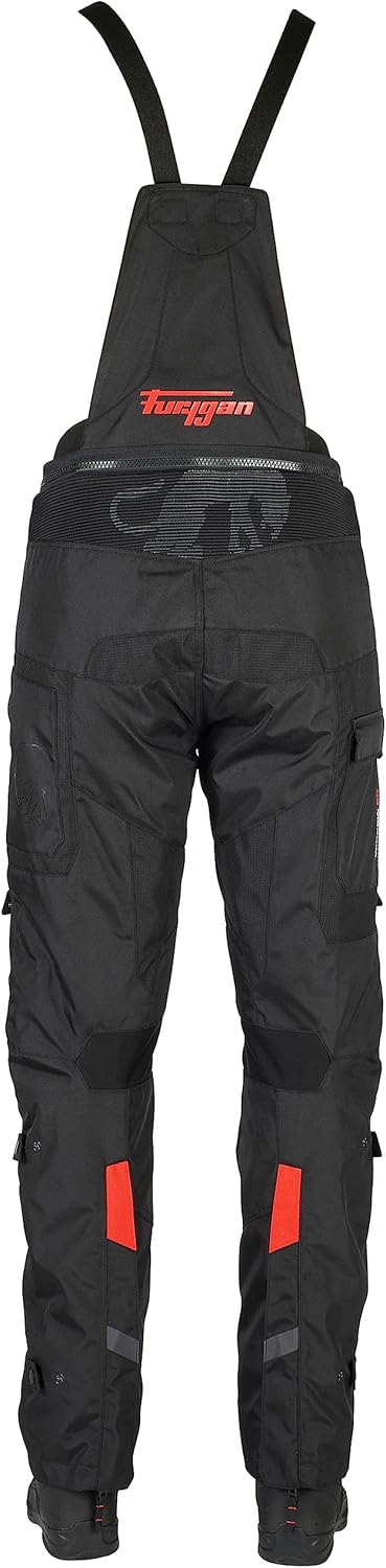 Furygan Herren Gravity Trousers Pants S Schwarz-rot, S Schwarz-rot