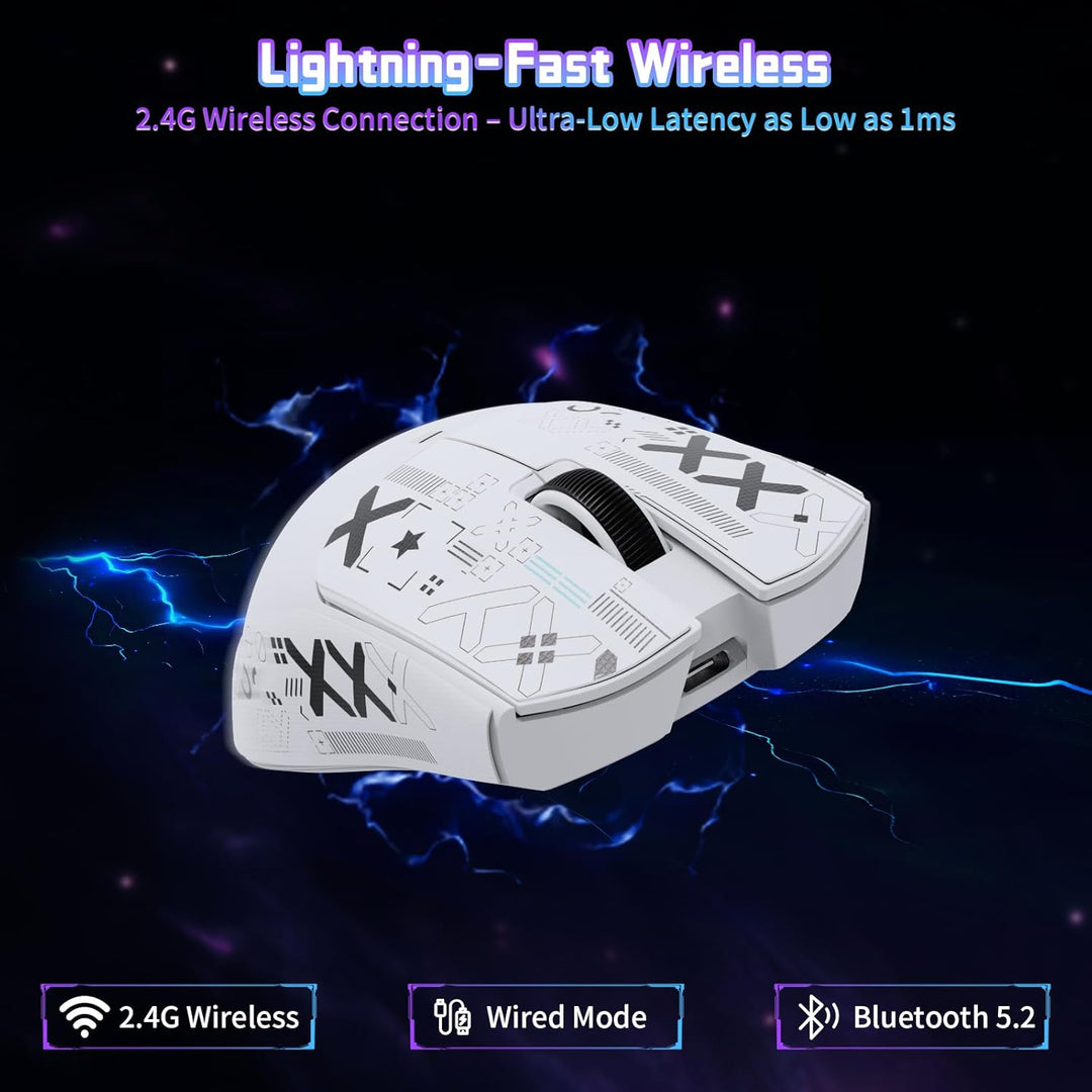 ATTACK SHARK X11 SE Kabellose Gaming-Maus, PixArt PAW3311 Gaming-Sensor, BT/2.4G Wireless/Kabelgebun