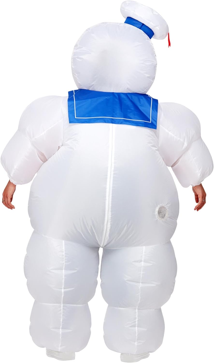 Smiffys 52563 Offizielles Lizenzprodukt Ghostbusters Aufblasbares Stay Puft Kostüm, Unisex – Erwachs