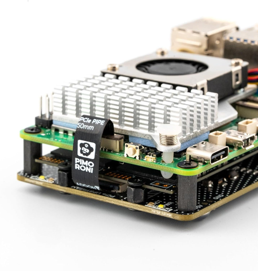 Pimoroni NVMe Base Duo Speichererweiterung für Raspberry Pi 5, 2X M-Key Slot, PCIe Gen 2 Switch