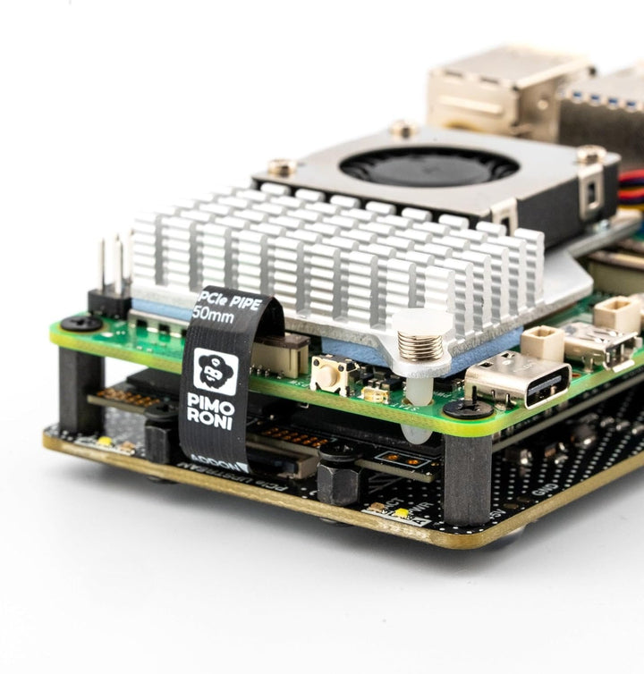 Pimoroni NVMe Base Duo Speichererweiterung für Raspberry Pi 5, 2X M-Key Slot, PCIe Gen 2 Switch