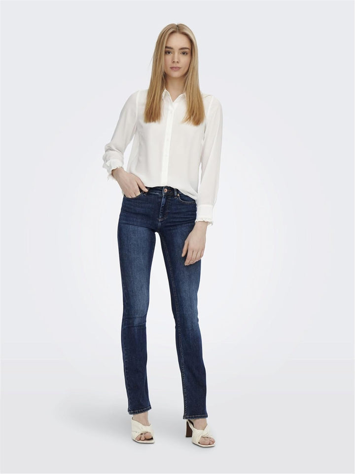 ONLY Damen Jeans S / 32L Dark Blue Denim, S / 32L Dark Blue Denim