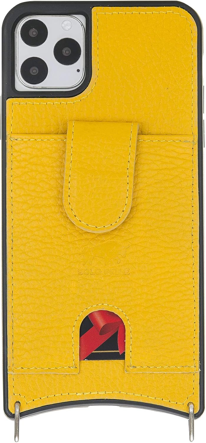 Solo Pelle Lederhülle für das iPhone 11 Pro (Max) 6.5 Zoll Stanford Case Leder Hülle Ledertasche Bac