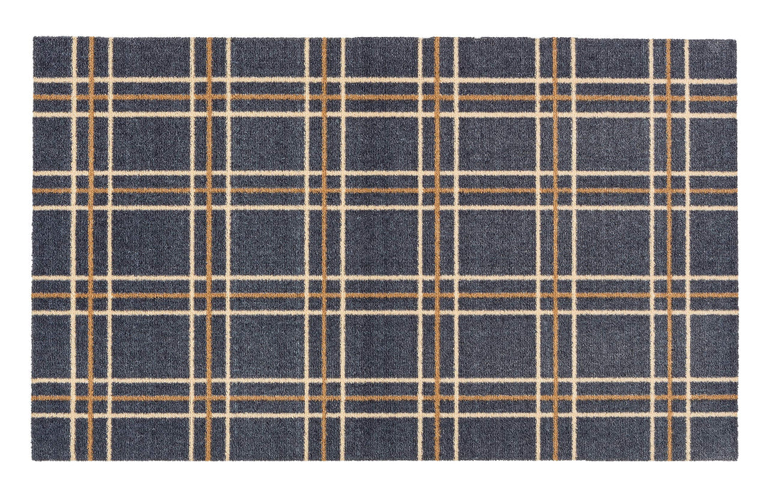 Astra rutschfeste Sauberlaufmatte innen - Karos 66 x 110 cm - Wohnraum Fussmatte Design - Extrem sau