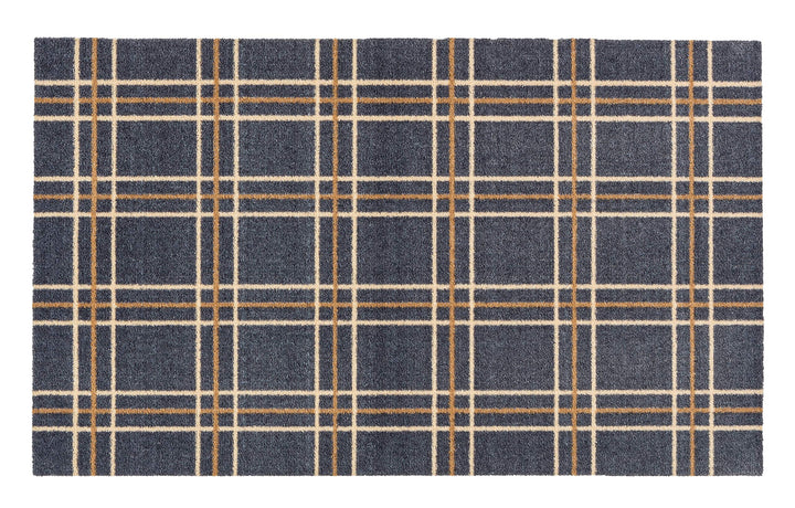 Astra rutschfeste Sauberlaufmatte innen - Karos 66 x 110 cm - Wohnraum Fussmatte Design - Extrem sau