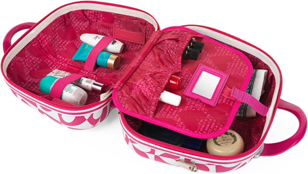 AGATHA RUIZ DE LA PRADA - Kosmetikkoffer Hartschale Gross, Beautycase Damen, Trolley & Handgepäck Ko