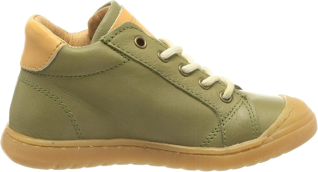 Bisgaard Unisex Baby Thor L First Walker Shoe 21 EU Army, 21 EU Army