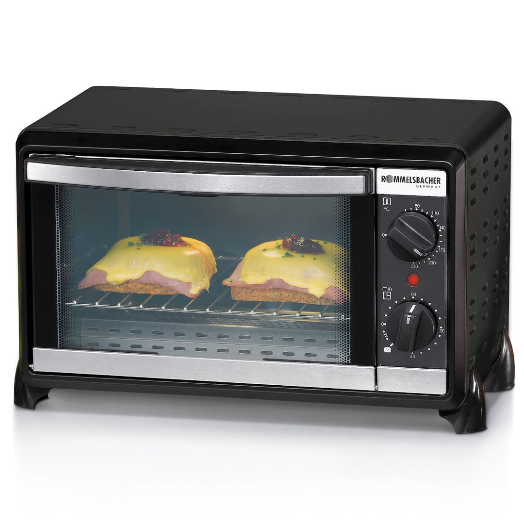 ROMMELSBACHER Kleinbackofen BG 950 "Speedy" - 10 Liter Backraum, 2 Quarzheizelemente, Temperatur von