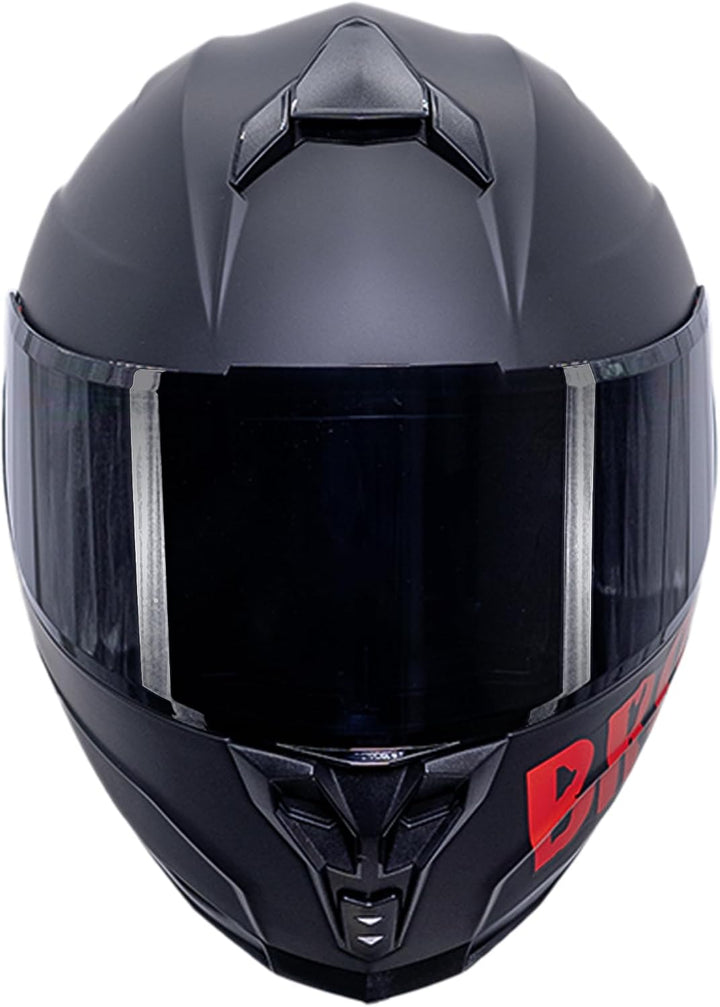 Broken Head BeProud Sport Rot Ltd Motorradhelm - Schlanker Integralhelm Mit Klarem + Schwarzem Visie
