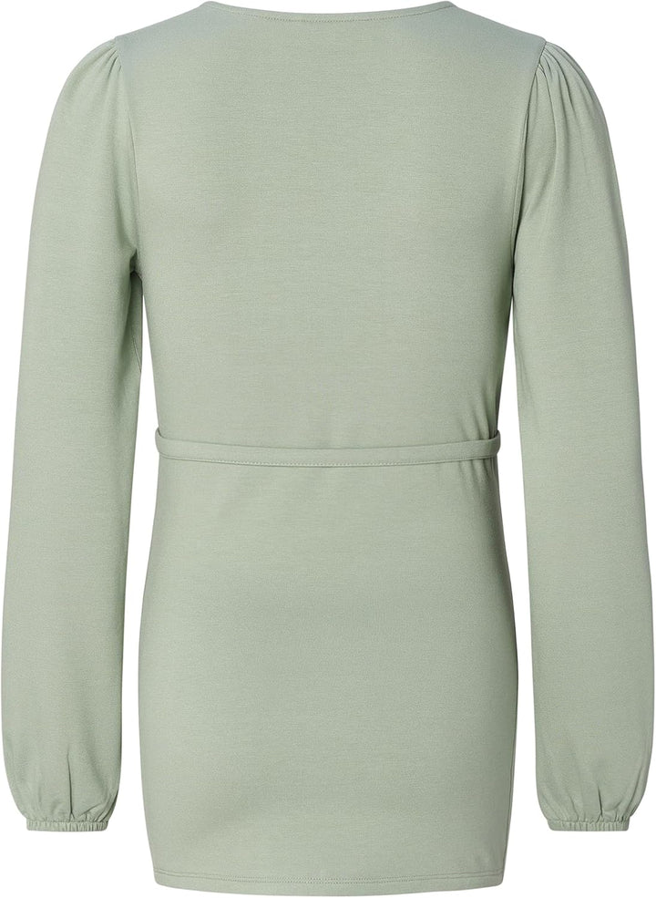Noppies Damen Top Foshan Nursing Long Sleeve T-Shirt 44 Iceberg Green - N129, 44 Iceberg Green - N12