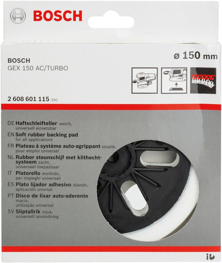 Bosch Professional soft Schleifteller (für Lack / Spachtelmasse / Putz, Zubehör für Exzenterschleife