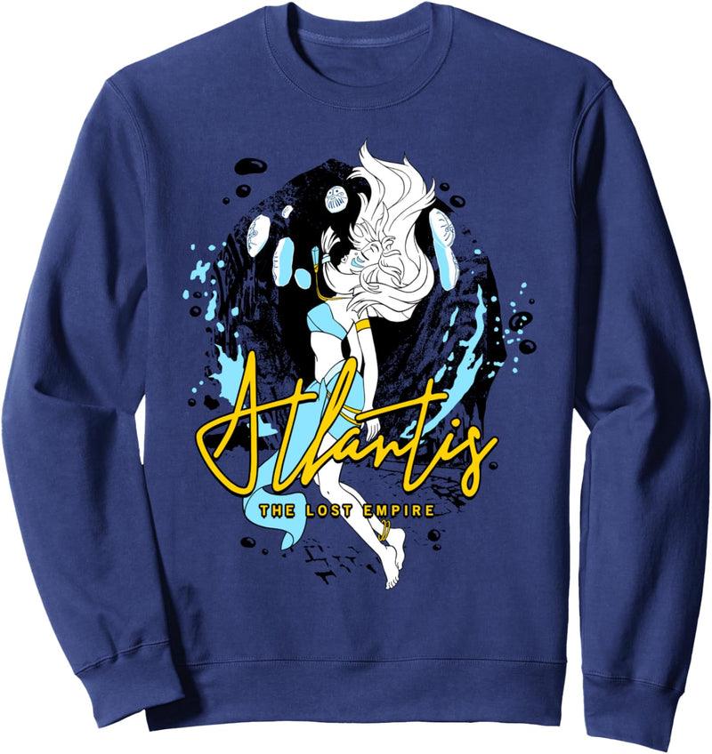 Disney Atlantis Floating Kida Watercolor Sweatshirt