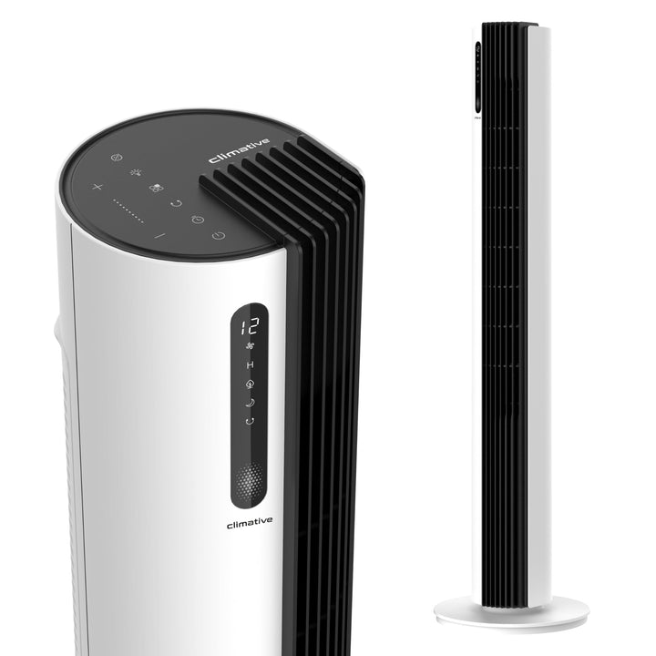 Turmventilator 110 cm Standventilator sehr leise Ventilator mit Fernbedienung Tower Fan 30W 12 Gesch
