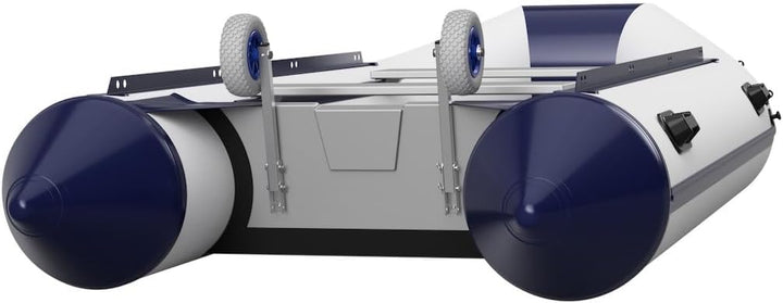 SUPROD Heckräder Slipräder Schlauchbooträder Transporträder klappbar Edelstahl ET200 grau/blau, grau