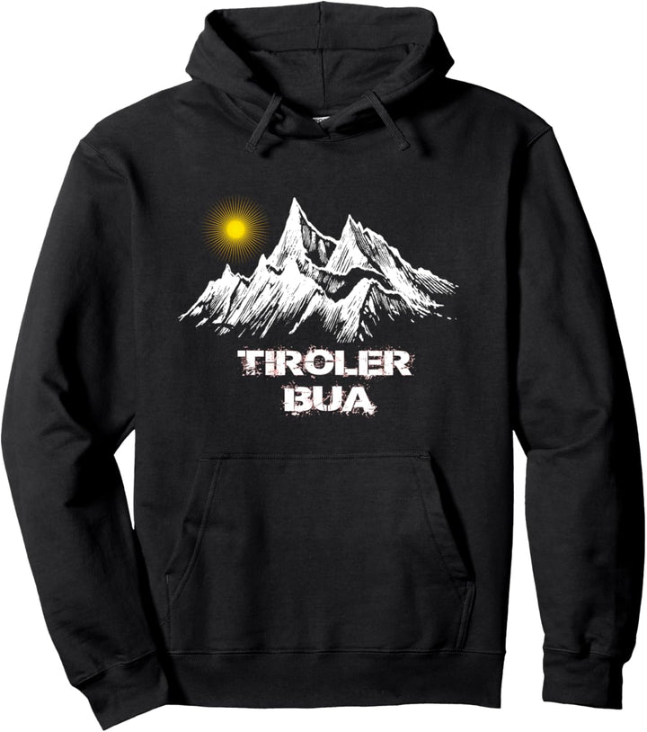 Tiroler Bua Tirol Shirt Wandern Wappen Adler Tiroler Lausbua Pullover Hoodie