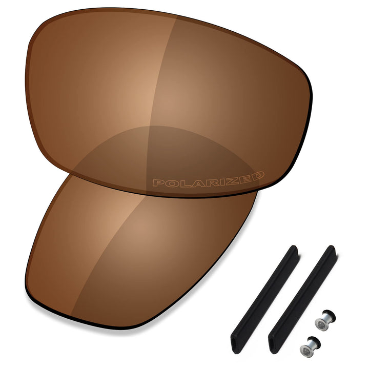 Saucer Premium Ersatzgläser für Oakley Jacket OO9099 Sonnenbrillen High Defense - Amber Brown Polari