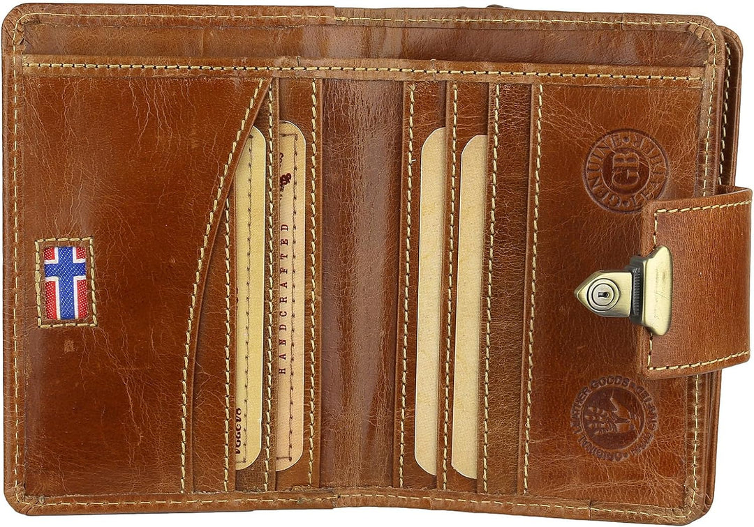 Greenburry Expedition Geldbörse Leder 9,5 cm