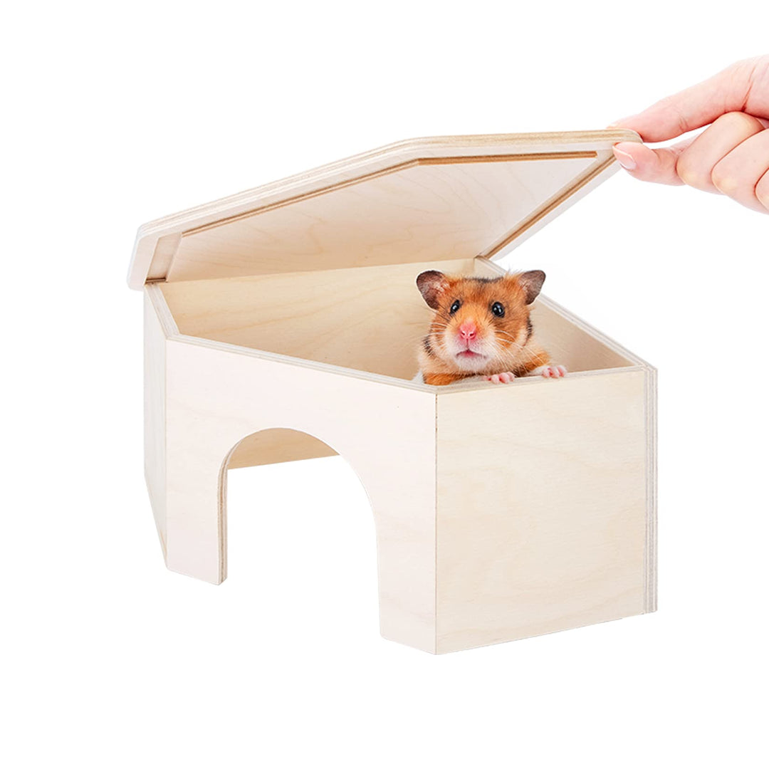 Niteangel Birkenkammer-Labyrinth-Hamsterversteck – kleine Haustiere, Waldhaus, Lebensräume, Dekorati