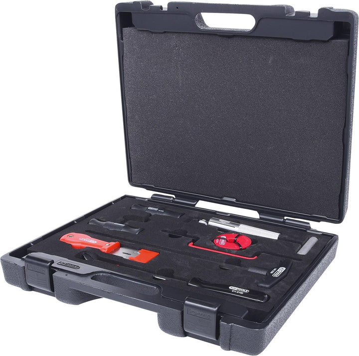 KS Tools 140.1040 Windschutzscheiben-Demontage-Satz, 8-tlg.