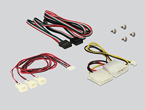 Delock 3.5" Front Panel > 2 x USB 2.0 und Lüftersteuerung