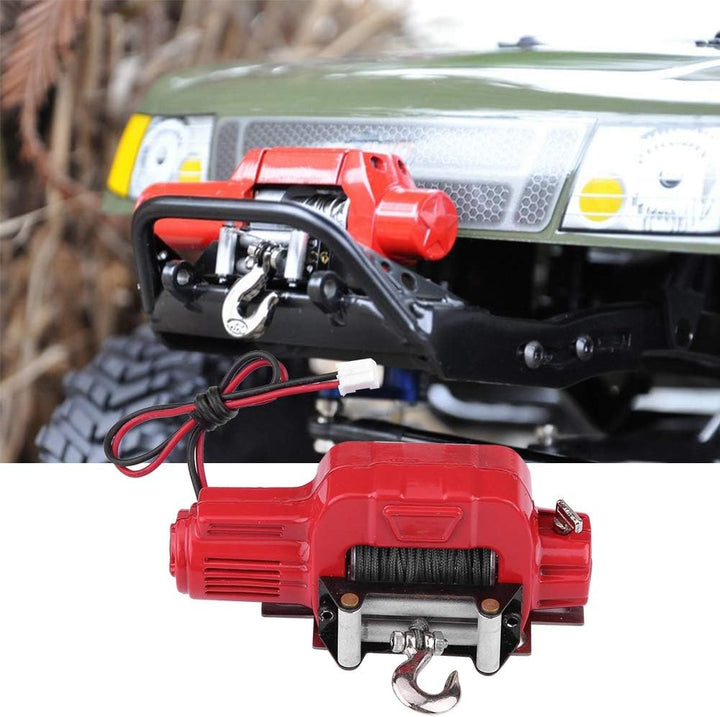 Dilwe RC 1/10 Crawler Winch, Funkfernbedienung Empfänger für Traxxas HSP Redcat RC 4WD