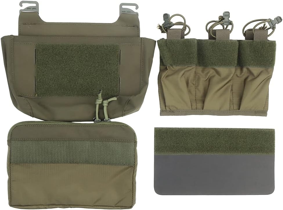 G-Hook DOPE Front Flap Double Stack Abdominal Fanny Pack Dreifache Magazintasche für Tactical Chest