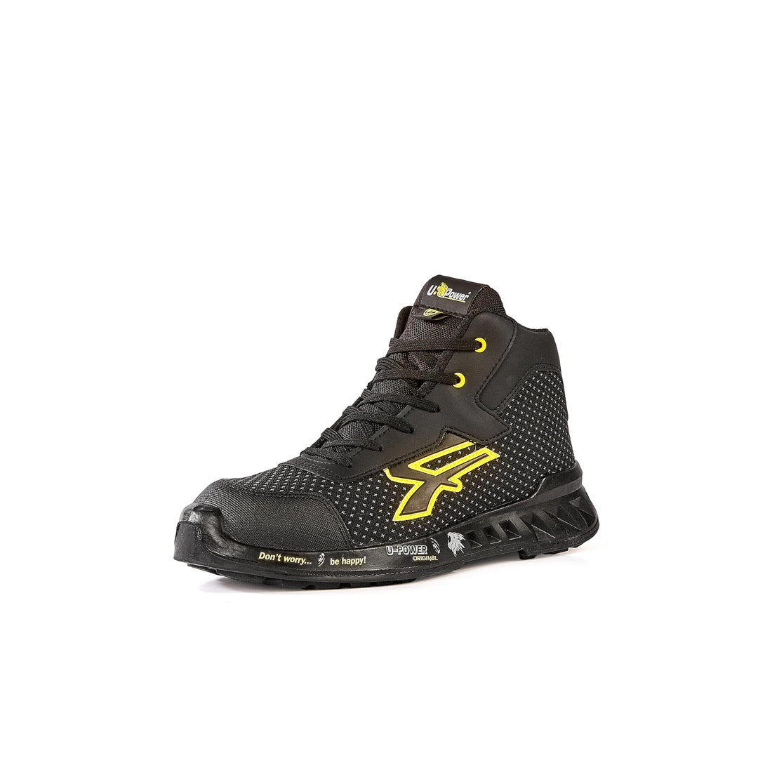 U-POWER RED LEVE BEN, Sicherheitsschuhe, leichte, durchtrittsichere Unisex-Turnschuhe, Bastsohle, In