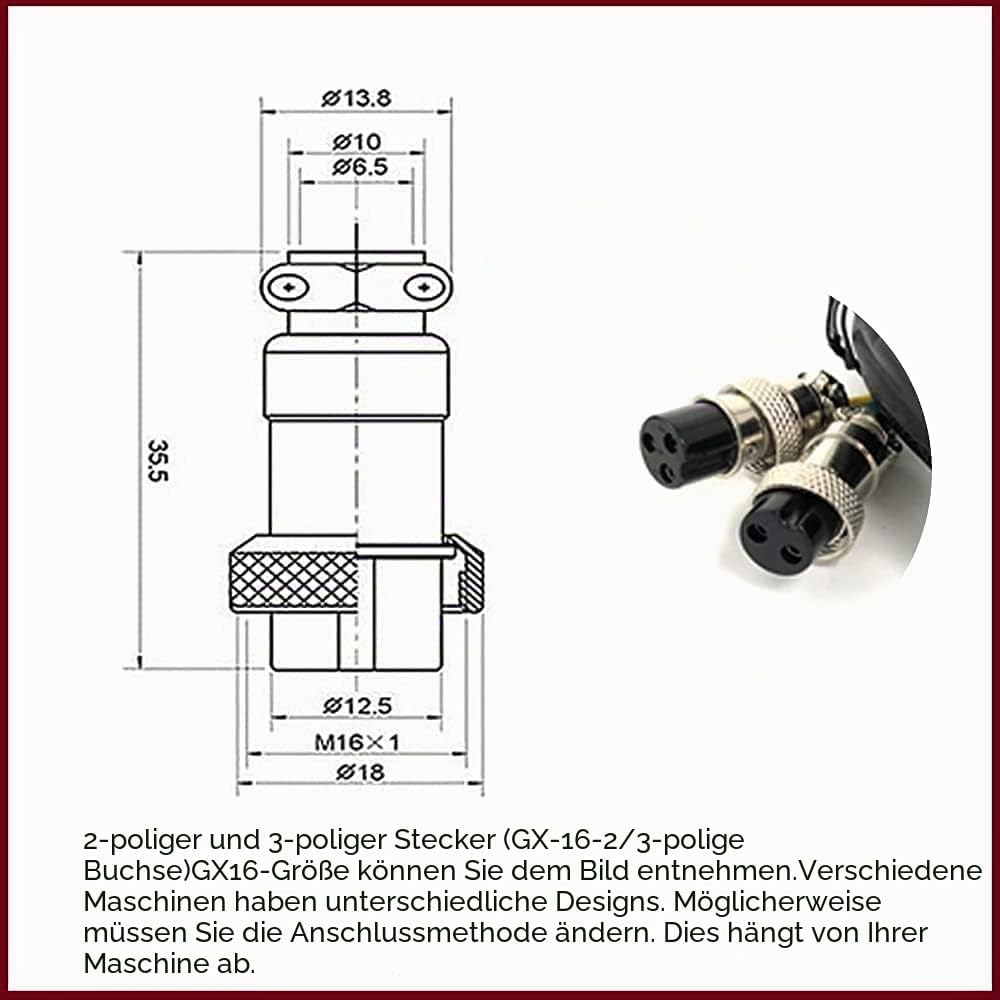 SUSEMSE Schweisser-Fusspedal 2+3 Pin für WIG-Schweissmaschinen Power Fussplatte Steuergerät