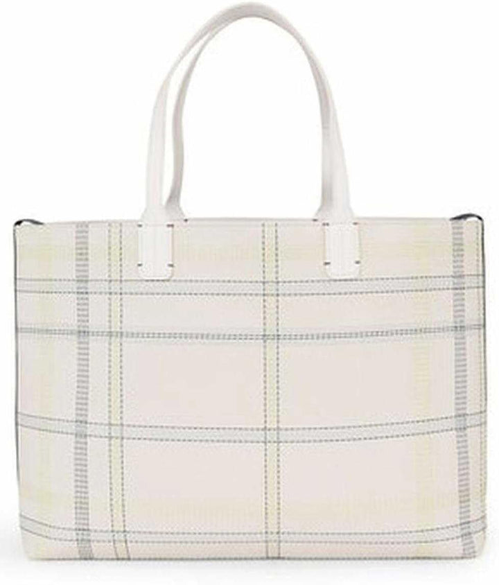 Tommy Hilfiger Handtasche Iconic Tommy Tote Check PF22 Beige_beige, Beige_beige
