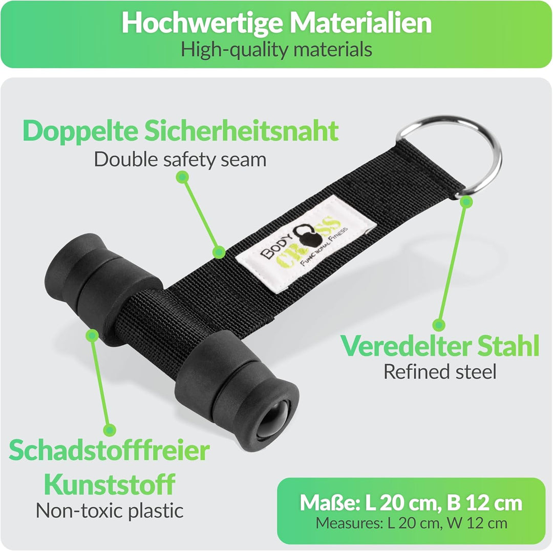 BodyCROSS Premium Türanker, Stabile für Effektives Indoor & Outdoor Training, Sicher und Langlebig,