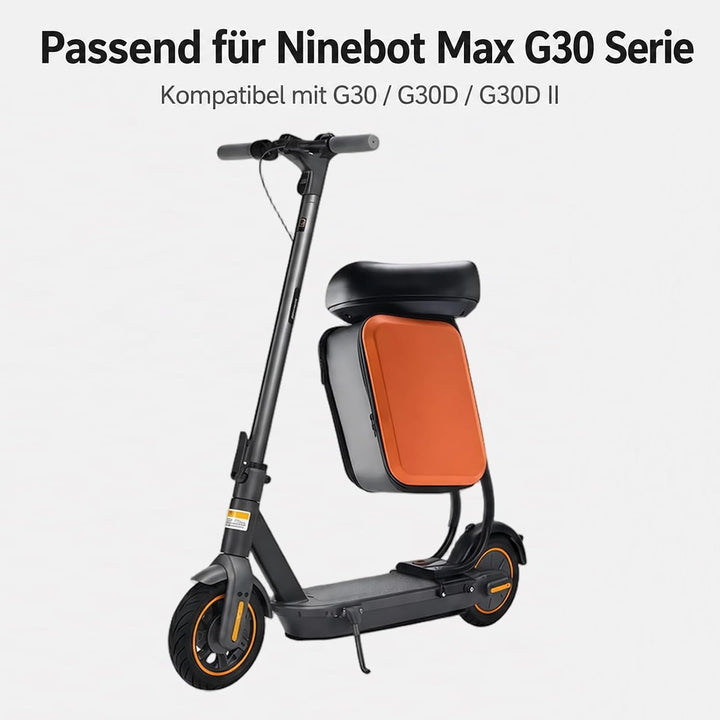 E Scooter Sitz für Segway Ninebot G30D, G30D II &amp; MAX G30 | nicht für MAX G3 – Elektroroller Sitz mi
