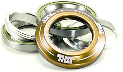 TILT Full Integrated Headset 1 1/8" Stunt-Scooter Steuersatz (Gold)