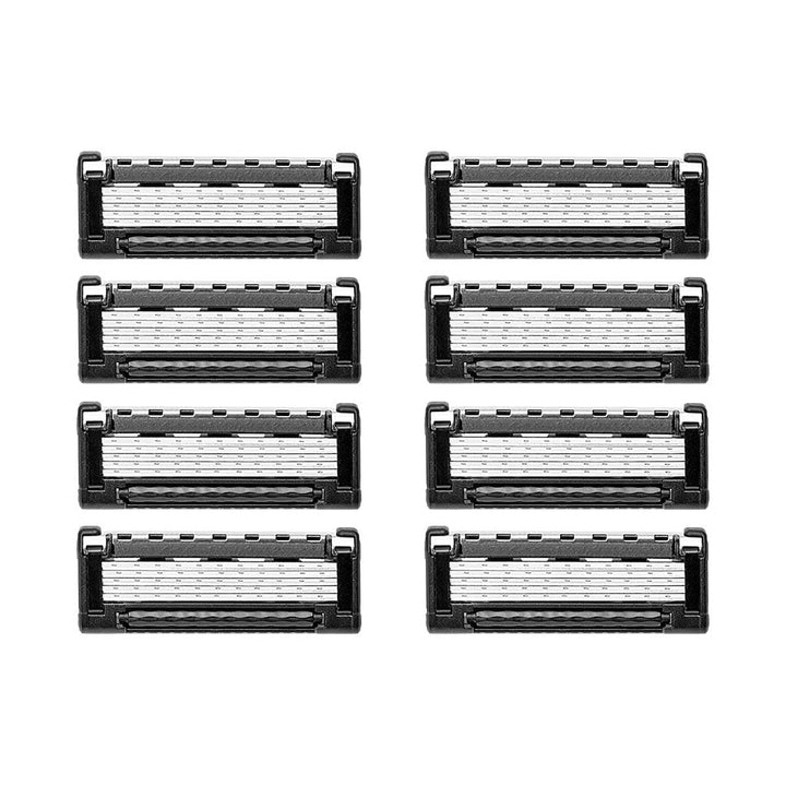 King of Shaves 5-Blade Razor Replacement Razor Blades x 8 - NO Razor Handle NOT Compatible with AZOR