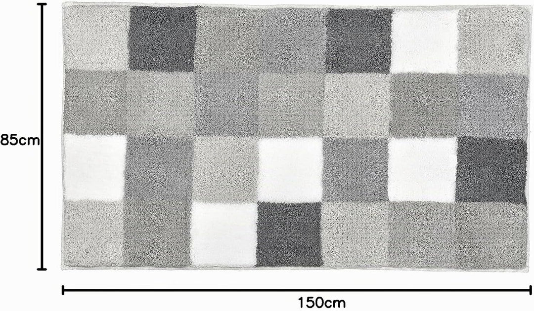 Kleine Wolke Caro Badteppich, Mikrofaser, Flanell, 1 cm cm, 85 x 150 cm Flanell 85 x 150 cm, Flanell