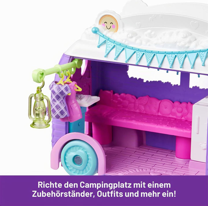 Polly Pocket Caravan Fun Spielset, 4Y+, JCC32