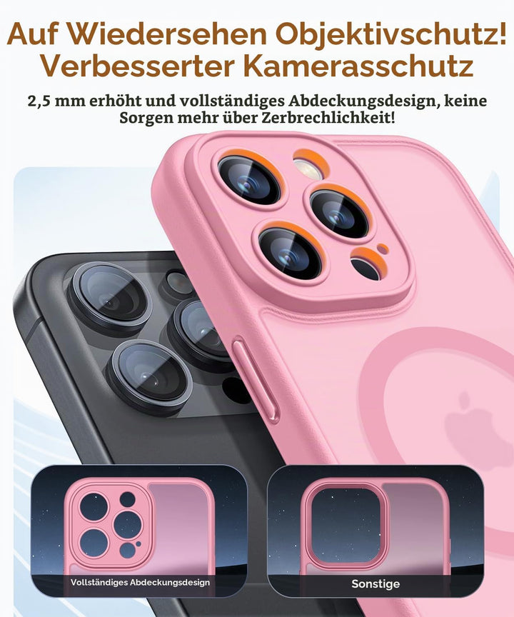 CANSHN 2024 Neu für iPhone 14 Pro Max Hülle mit Kameraschutz für Magsafe (TOP Militärschutz &amp; Magnet