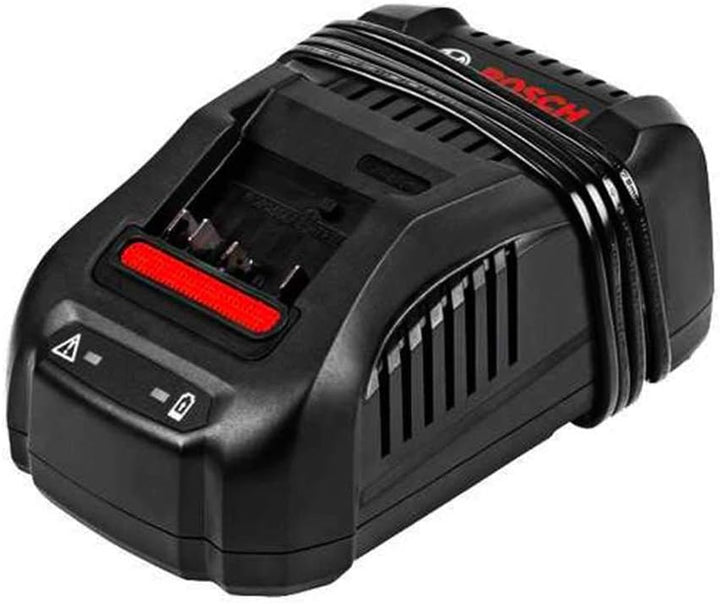 Bosch Professional 06015A0304 GHO 18 V-LI Akku-Hobel, 2 x 5,0 Ah Akku, Schnellladegerät, L-Boxx, 18