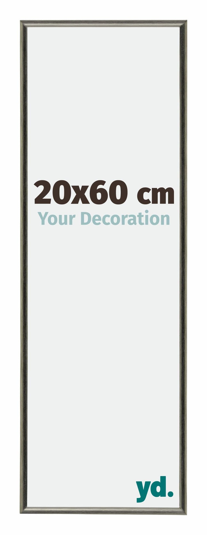 yd. Your Decoration - Bilderrahmen 20x60 cm - Bilderrahmen aus Aluminium mit Acrylglas - Antireflex