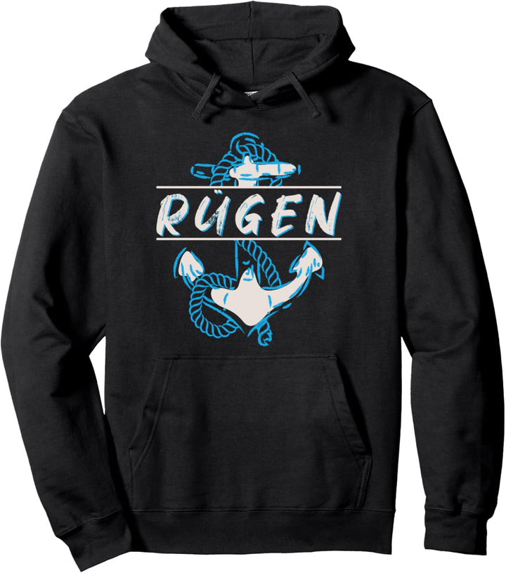 Norddeutsch Moin Seemann Anker Möwe Ostsee Rügen Pullover Hoodie