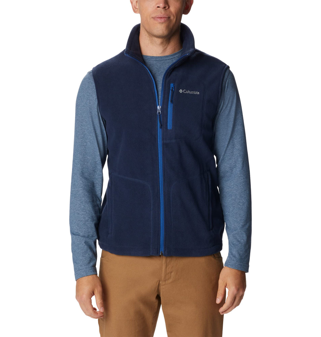 Columbia Herren Fast Trek Fleece Vest Fleeceweste Weste M Collegiate Navy, Weste M Collegiate Navy