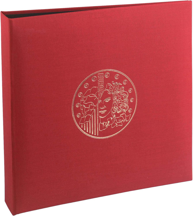 Exacompta 96105E Premium Münzalbum Numismatik mit 5 Seiten für je 43 Münzen in 20, 25 und 30mm, getr