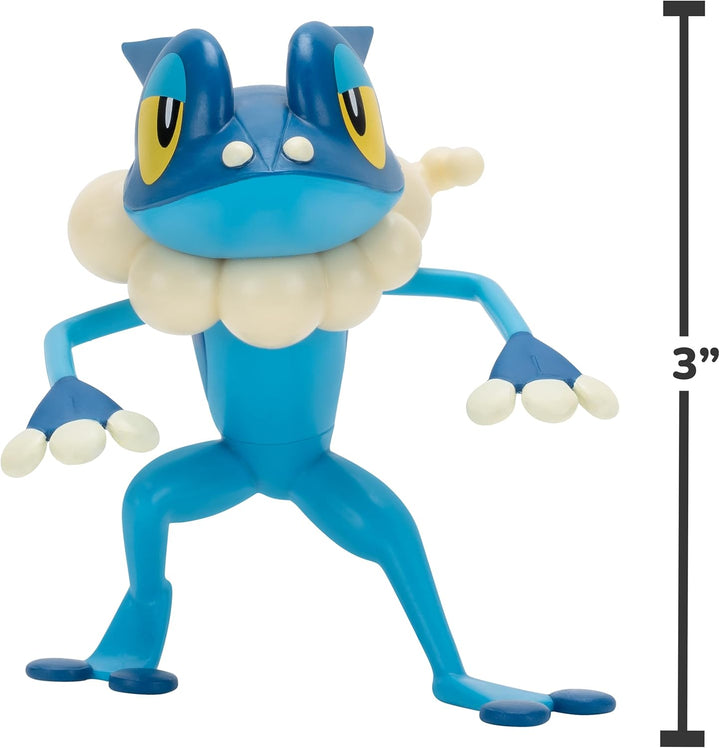 Pokémon PKW4089 - Battle Figure Set - Qurtel, Milza, Amphizel, offizielles Figuren Set